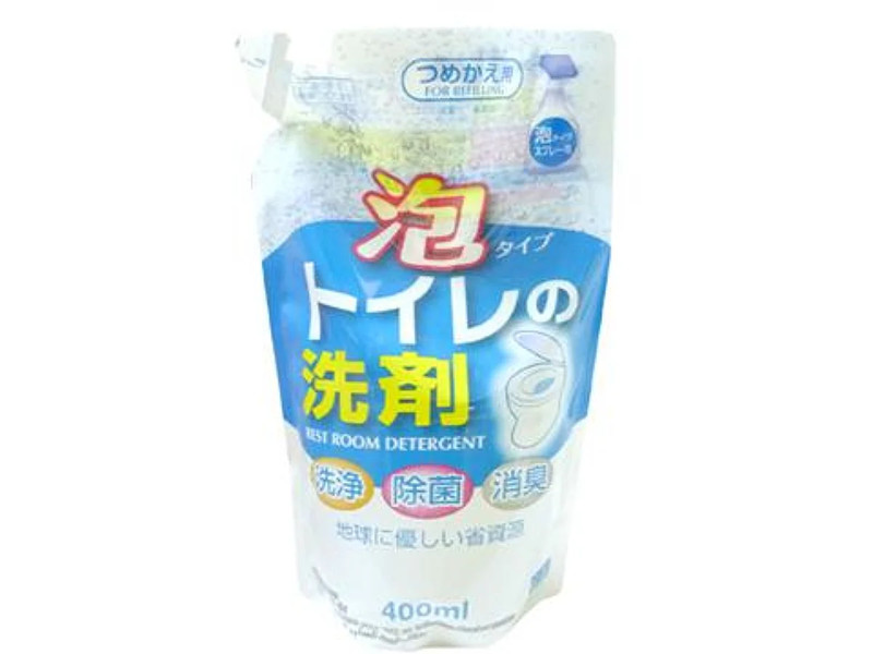 トイレの洗剤泡スプレー詰替　４００ｍｌ